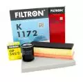  Filtr kabinowy - przeciwpyłkowy: Zestaw filtrów Filtron K1172 OP545/2 AP022/2