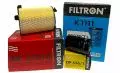 Filtr powietrza: ZESTAW FILTRÓW FILTRON AUDI VW SKODA - 1.6 102KM