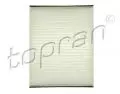  Filtr kabinowy - przeciwpyłkowy: Filtr kabiny Topran 108 615