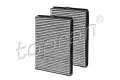 Filtr kabinowy - przeciwpyłkowy: Filtr kabiny z węglem aktywnym Topran 500 218