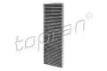 Filtr kabinowy - przeciwpyłkowy: Filtr kabiny z węglem aktywnym Topran 702 274