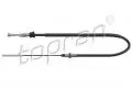 Hamulce postojowe: Linka hamulca ręcznego przód/tył Topran 501 093