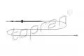 Linki hamulca ręcznego: Linka hamulca ręcznego tył L Topran 401 838