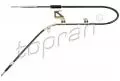 Linki hamulca ręcznego: Linka hamulca ręcznego tył L Topran 721 646