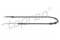Linki hamulca ręcznego: Linka hamulca ręcznego tył L/P Topran 114 352