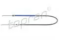 Hamulce postojowe: Linka hamulca ręcznego tył L/P Topran 502 757