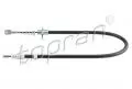 Hamulce postojowe: Linka hamulca ręcznego tył L/P Topran 701 706