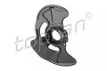 Hamulce tarczowe: Osłona tarczy hamulcowej przód L Topran 409 528