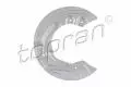 Hamulce tarczowe: Osłona tarczy hamulcowej przód P Topran 503 005
