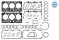 Uszczelki: Kompletny zestaw uszczelek silnika (góra) Meyle 14-34 001 0003