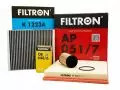  Filtr kabinowy - przeciwpyłkowy: ZESTAW FILTRÓW FILTRON OPEL ASTRA J 1.4 T 1.6 T