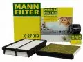  Filtr kabinowy - przeciwpyłkowy: MANN ZESTAW FILTRÓW MAZDA 3 BM BN 2.0 SKYACTIV