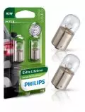 Żarówki: Żarówka Philips R5W BA15s 12V LongLife EcoVision 2szt