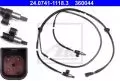  Układ ABS i ESP: Czujnik abs tył lewy/prawy ATE 24.0741-1118.3