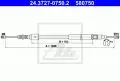  Linki i cięgna: Linka hamulca ręcznego tył lewy 1095mm ATE 24.3727-0750.2