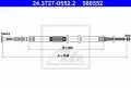  Linki i cięgna: Linka hamulca ręcznego tył lewy 1143mm ATE 24.3727-0552.2