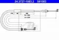  Linki i cięgna: Linka hamulca ręcznego tył lewy 1276mm ATE 24.3727-1083.2