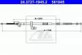  Linki i cięgna: Linka hamulca ręcznego tył lewy 1345mm ATE 24.3727-1945.2