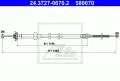  Linki i cięgna: Linka hamulca ręcznego tył lewy 1402mm ATE 24.3727-0670.2