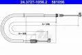  Linki i cięgna: Linka hamulca ręcznego tył lewy 1508mm ATE 24.3727-1056.2