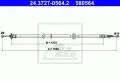  Linki i cięgna: Linka hamulca ręcznego tył lewy 1520mm ATE 24.3727-0564.2