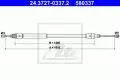  Linki i cięgna: Linka hamulca ręcznego tył lewy 1610mm ATE 24.3727-0337.2