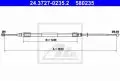  Linki i cięgna: Linka hamulca ręcznego tył lewy 1613mm ATE 24.3727-0235.2