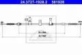  Linki i cięgna: Linka hamulca ręcznego tył lewy 1637mm ATE 24.3727-1928.2
