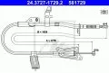  Linki i cięgna: Linka hamulca ręcznego tył lewy 1778mm ATE 24.3727-1729.2