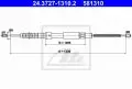  Linki i cięgna: Linka hamulca ręcznego tył lewy/prawy 1338mm ATE 24.3727-1310.2