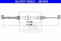  Linki i cięgna: Linka hamulca ręcznego tył lewy/prawy 1469mm ATE 24.3727-1035.2