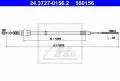  Linki i cięgna: Linka hamulca ręcznego tył lewy/prawy 1616mm ATE 24.3727-0156.2