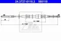  Linki i cięgna: Linka hamulca ręcznego tył lewy/prawy 1748mm ATE 24.3727-0118.2