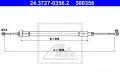  Linki i cięgna: Linka hamulca ręcznego tył lewy/prawy 1846mm/955mm ATE 24.3727-0356.2