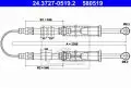  Linki i cięgna: Linka hamulca ręcznego tył lewy/prawy 2385mm ATE 24.3727-0519.2