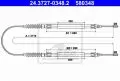  Linki i cięgna: Linka hamulca ręcznego tył lewy/prawy 2715mm ATE 24.3727-0348.2