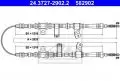  Linki i cięgna: Linka hamulca ręcznego tył lewy/prawy 2825mm ATE 24.3727-2902.2