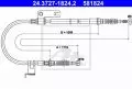  Linki i cięgna: Linka hamulca ręcznego tył prawy 1715mm ATE 24.3727-1824.2