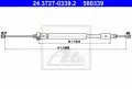  Linki i cięgna: Linka hamulca ręcznego tył prawy 1850mm ATE 24.3727-0339.2