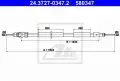  Linki i cięgna: Linka hamulca ręcznego tył prawy 1923mm ATE 24.3727-0347.2