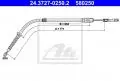 Linki i cięgna: Linka hamulca ręcznego tył prawy 771mm/632mm ATE 24.3727-0250.2