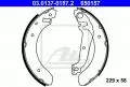 Szczęki hamulcowe: Szczęki hamulcowe komplet tył ATE 03.0137-0157.2