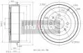 Hamulce bębnowe: Bęben hamulcowy tył Maxgear 19-1029