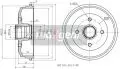  Hamulce bębnowe: Bęben hamulcowy tył 203m Maxgear 19-1040
