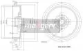  Hamulce bębnowe: Bęben hamulcowy tył Maxgear 19-0835