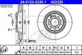 Tarcze hamulcowe: Tarcza hamulcowa tył ATE 24.0122-0220.1