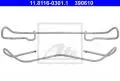 Zestaw montażowy klocka hamulcowego przód ATE 11.8116-0301.1, fot. 