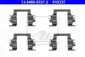 Dodatkowe elementy montażowe układu hamulcowego: Zestaw montażowy klocka hamulcowego przód ATE 13.0460-0337.2
