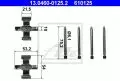  Dodatkowe elementy montażowe układu hamulcowego: Zestaw montażowy klocka hamulcowego tył ATE 13.0460-0125.2