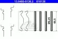  Dodatkowe elementy montażowe układu hamulcowego: Zestaw montażowy klocka hamulcowego tył ATE 13.0460-0136.2